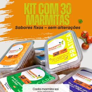 KIT COM 30 MARMITAS (300g cada)